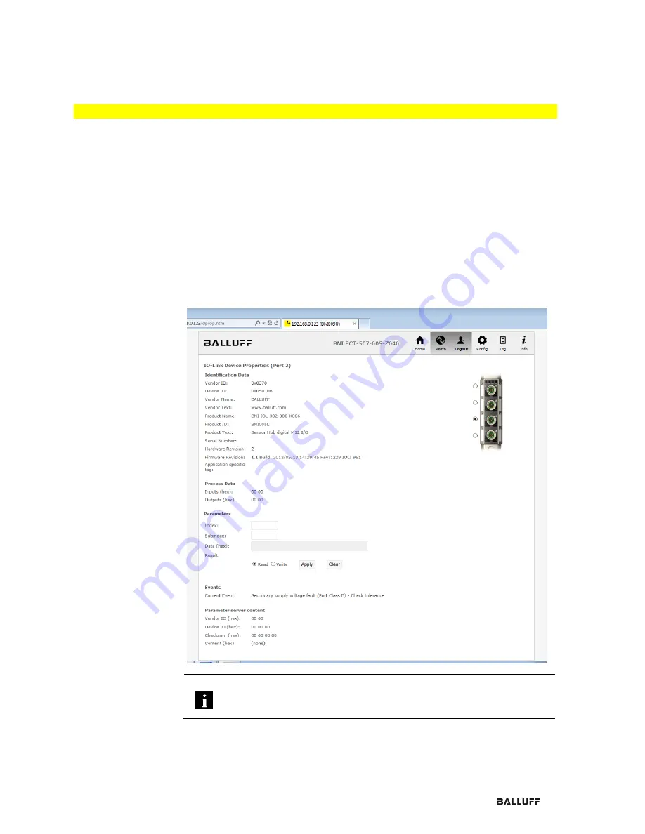 Balluff BNI ECT-507-005-Z040 User Manual Download Page 32