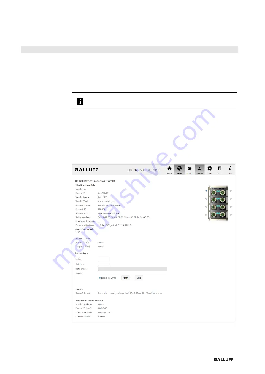 Balluff BNI EIP-502-105-R015 User Manual Download Page 46