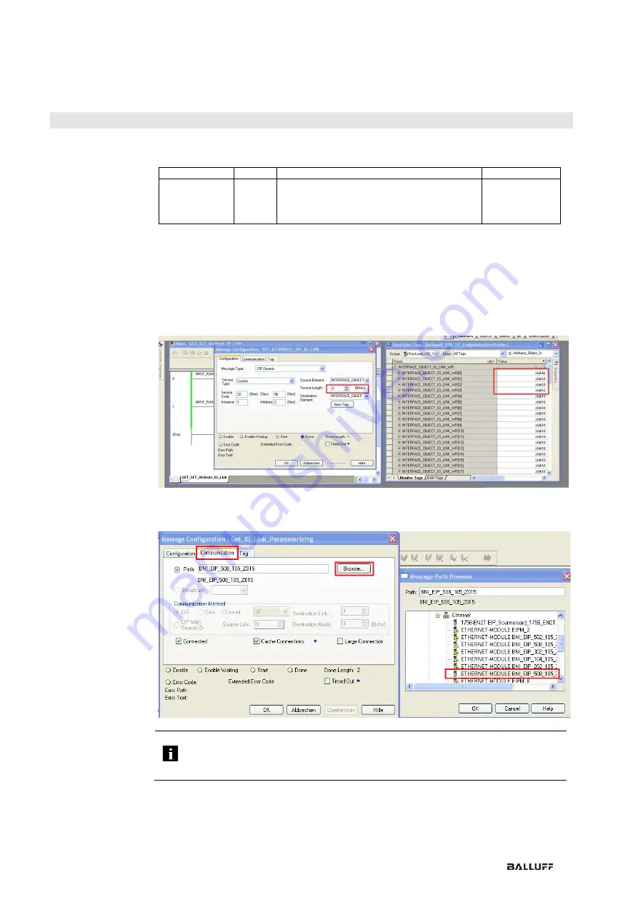 Balluff BNI EIP-502-105-R015 Скачать руководство пользователя страница 86