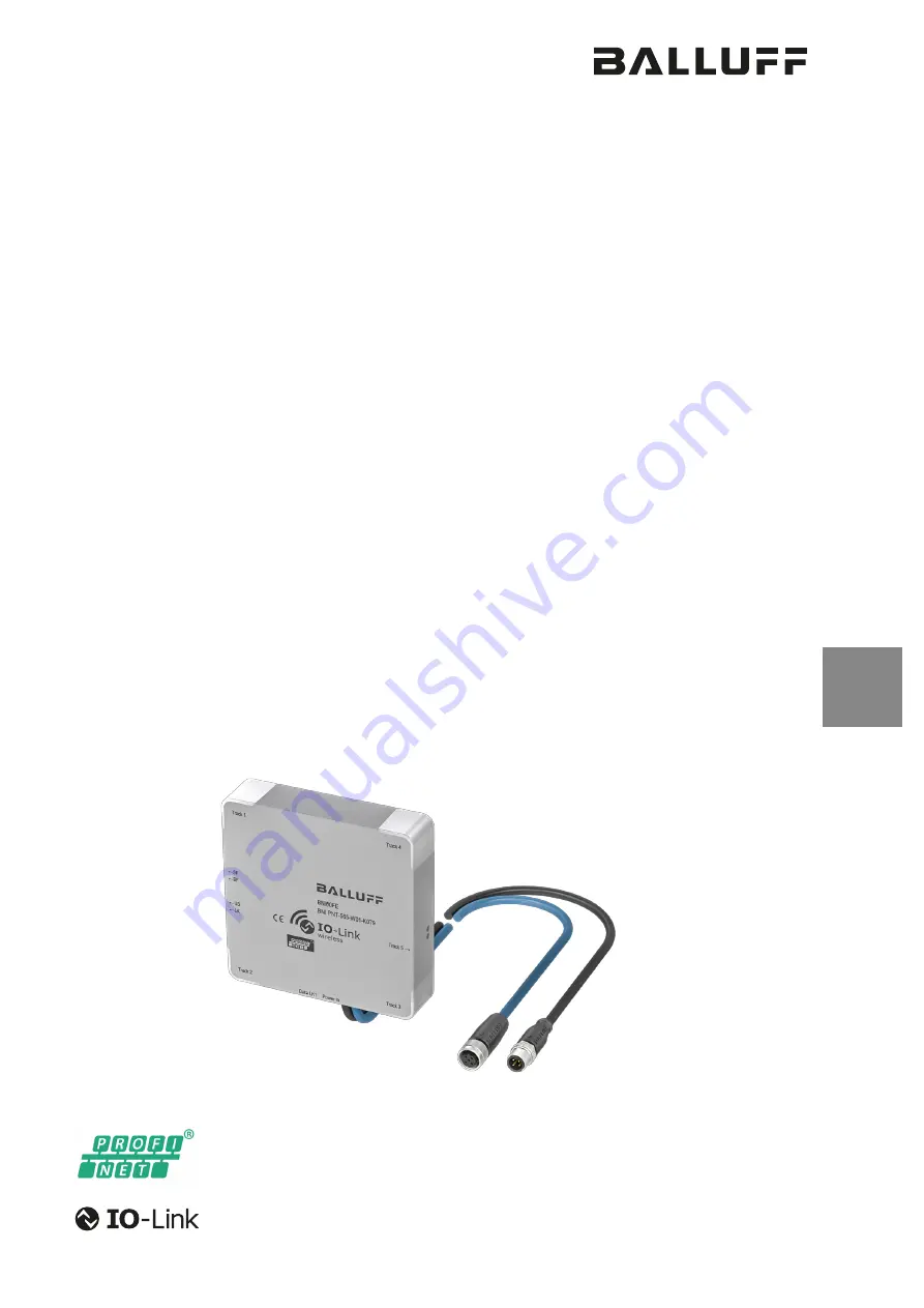 Balluff BNI PNT-565-W01-K079 User Manual Download Page 17