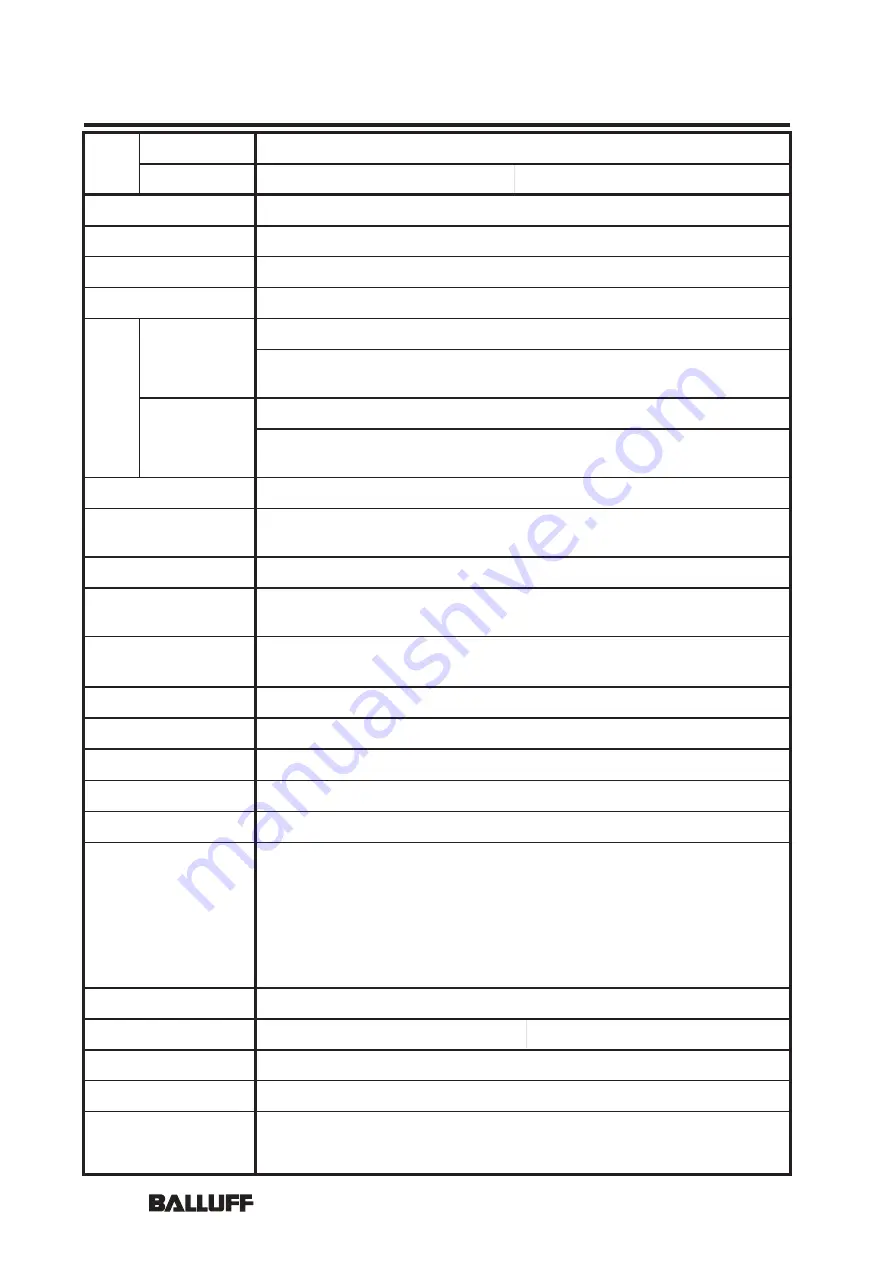 Balluff BOS 73 K Series Instruction Manual Download Page 4