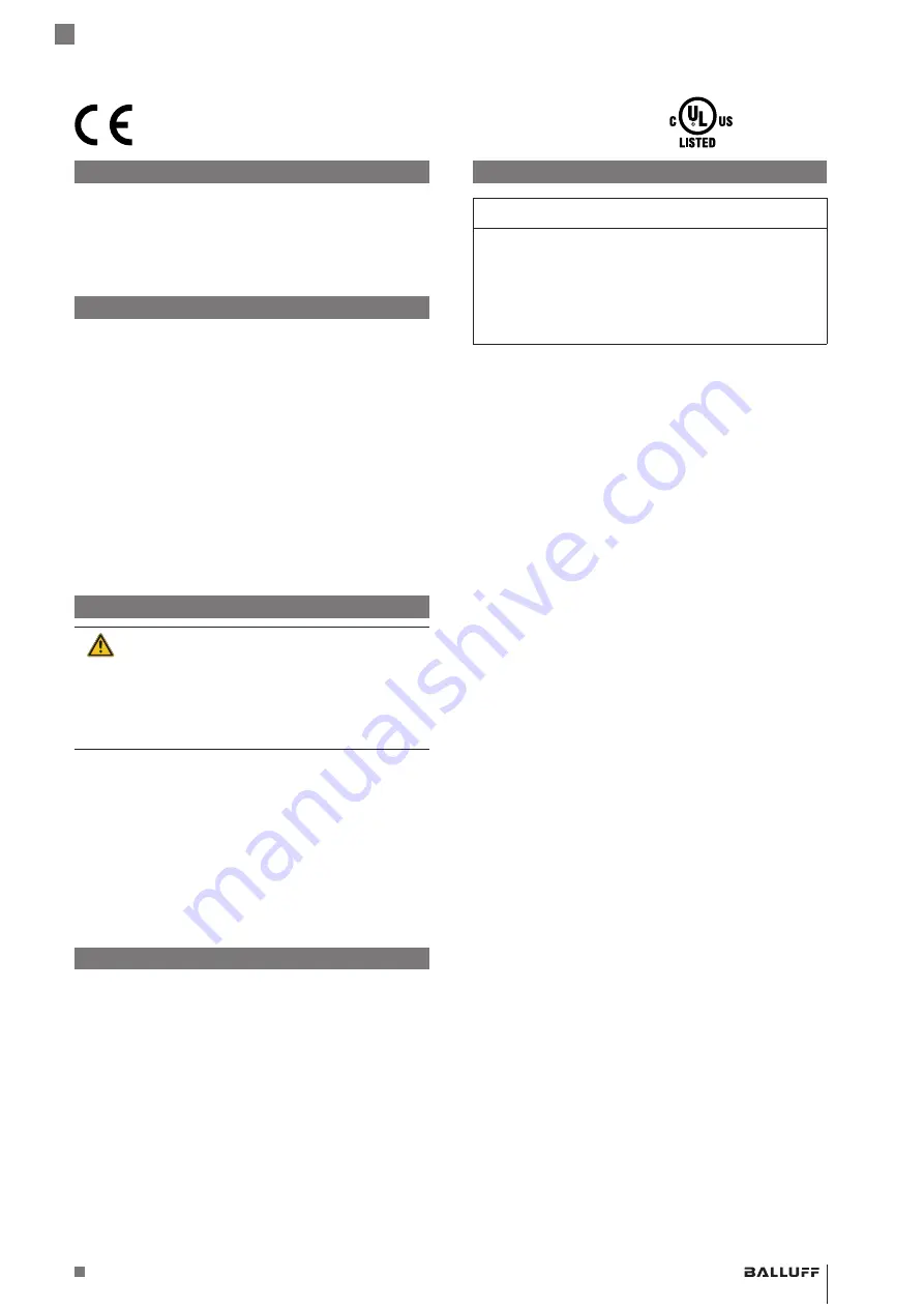 Balluff BSP B A1A-S4 Series User Manual Download Page 17