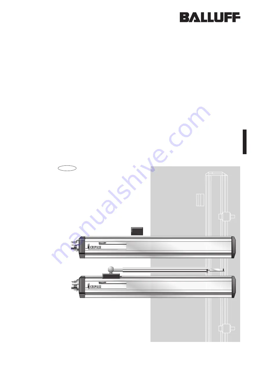 Balluff BTL5-S1 Series Скачать руководство пользователя страница 1