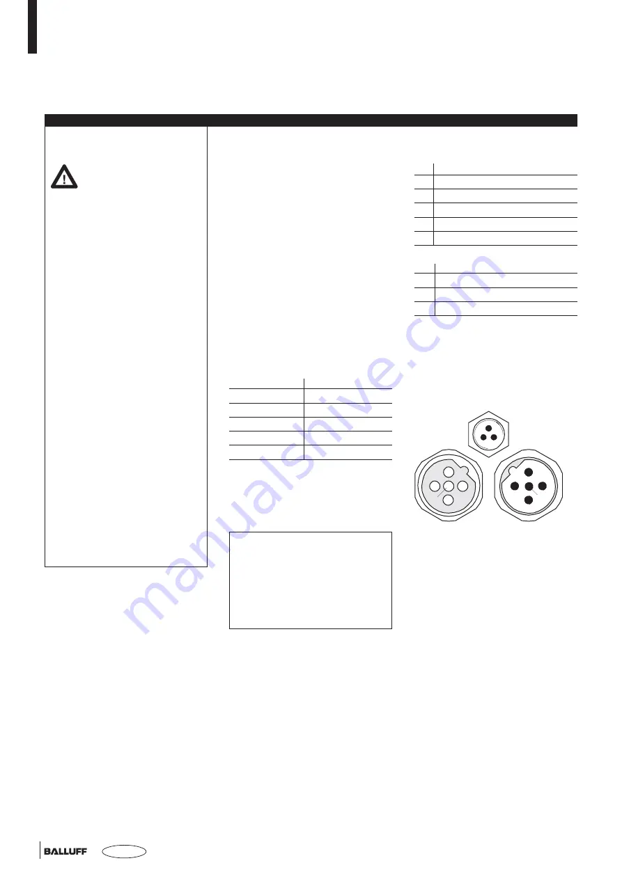 Balluff BTL5-T1 Series Скачать руководство пользователя страница 6