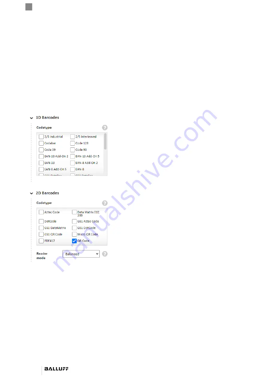 Balluff BVS ID-M1280 F1 Series Configuration Manual Download Page 32