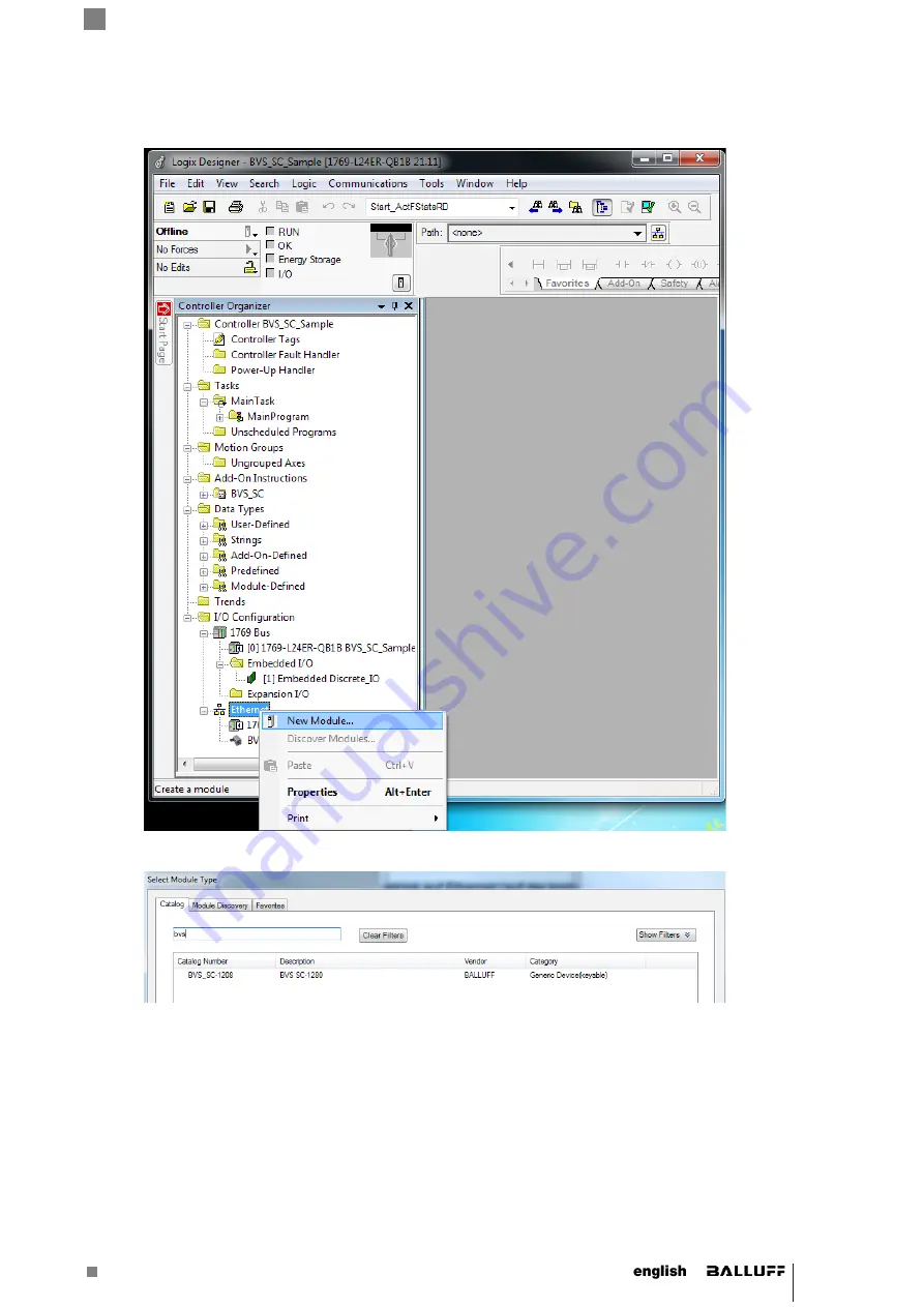 Balluff BVS SC-C1280Z00-30-000 User Manual Download Page 53