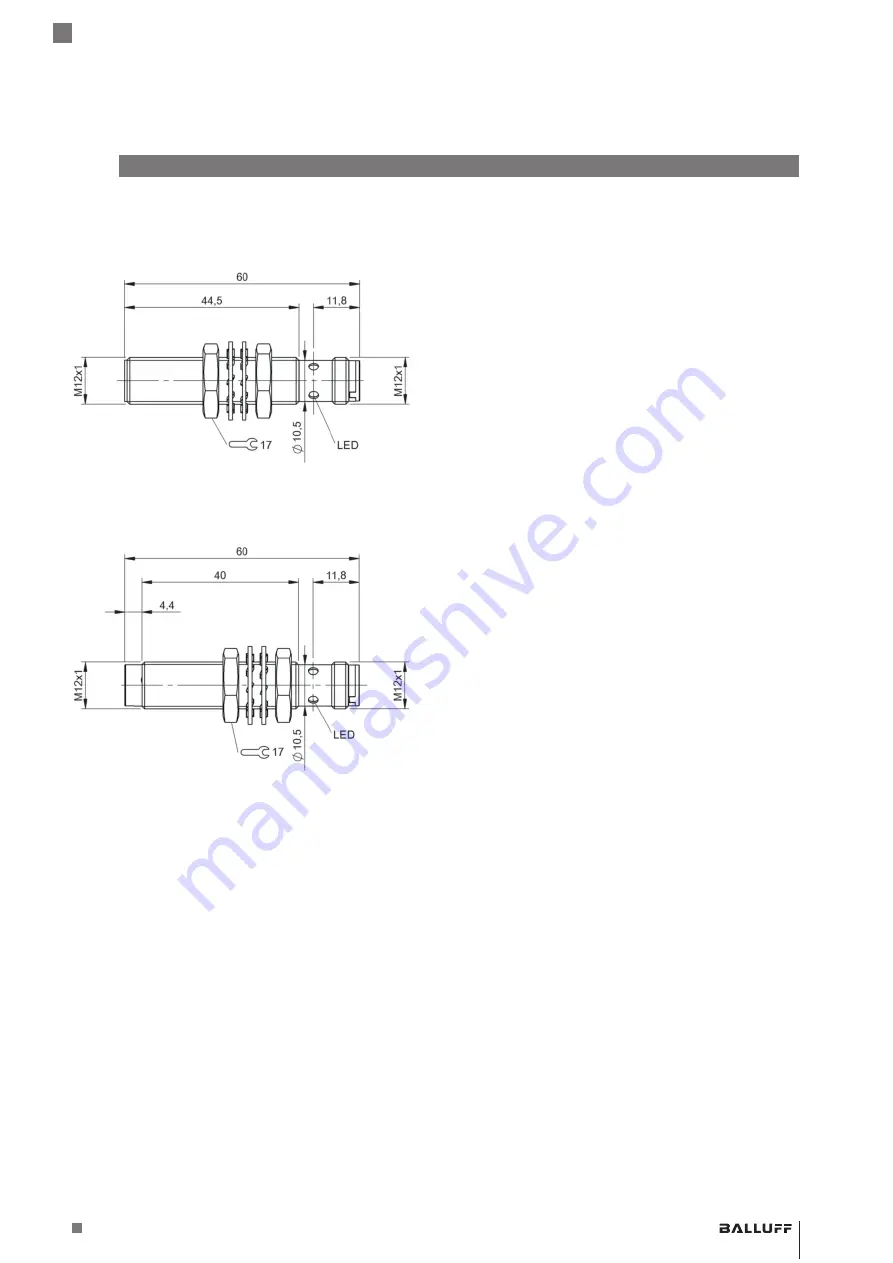 Balluff IO-Link BES M12MC1-YIC10F-S04G User Manual Download Page 9