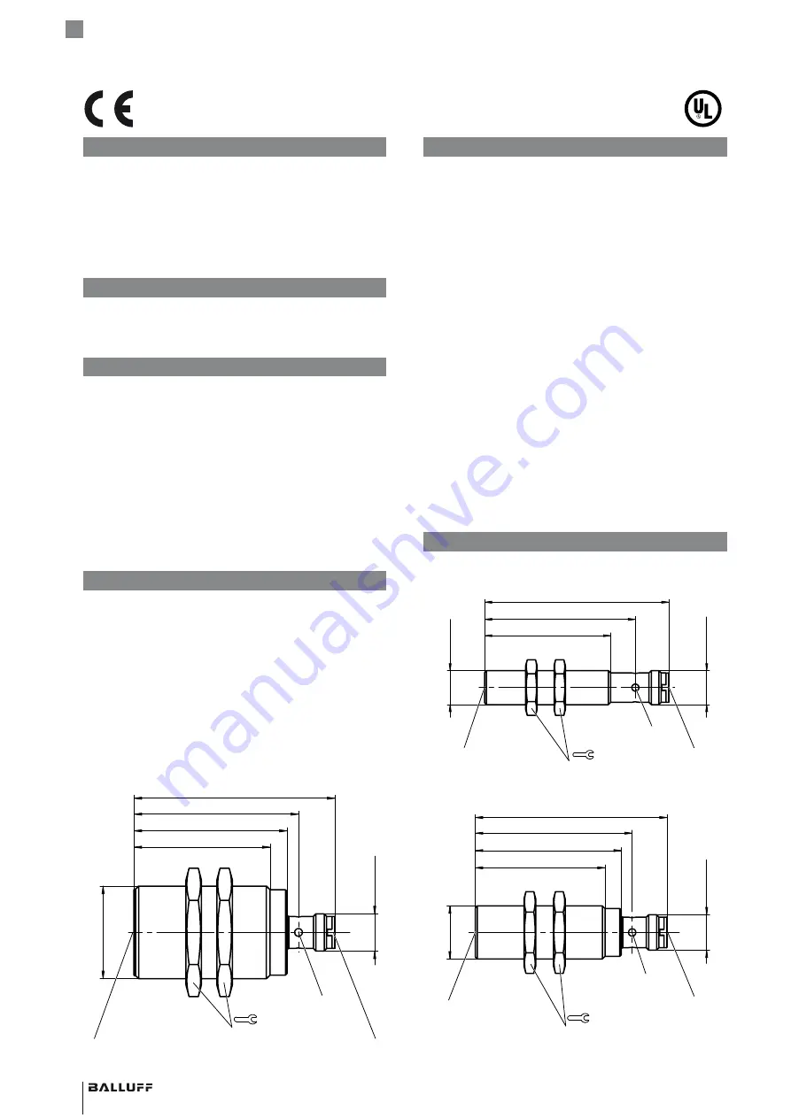 Balluff IO-Link BIS M-4A3-082-401-07-S4 Скачать руководство пользователя страница 4