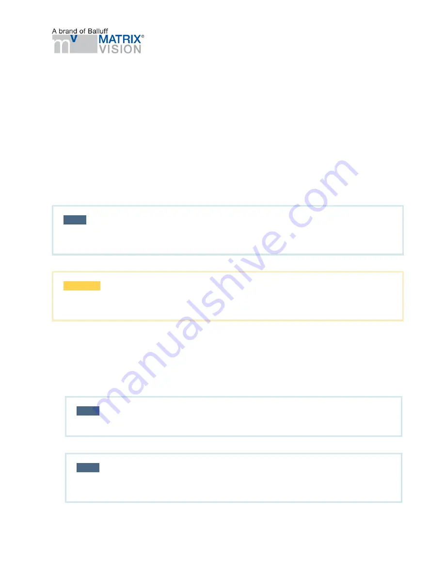 Balluff MATRIX VISION mvBlueGEMINI Technical Manual Download Page 23