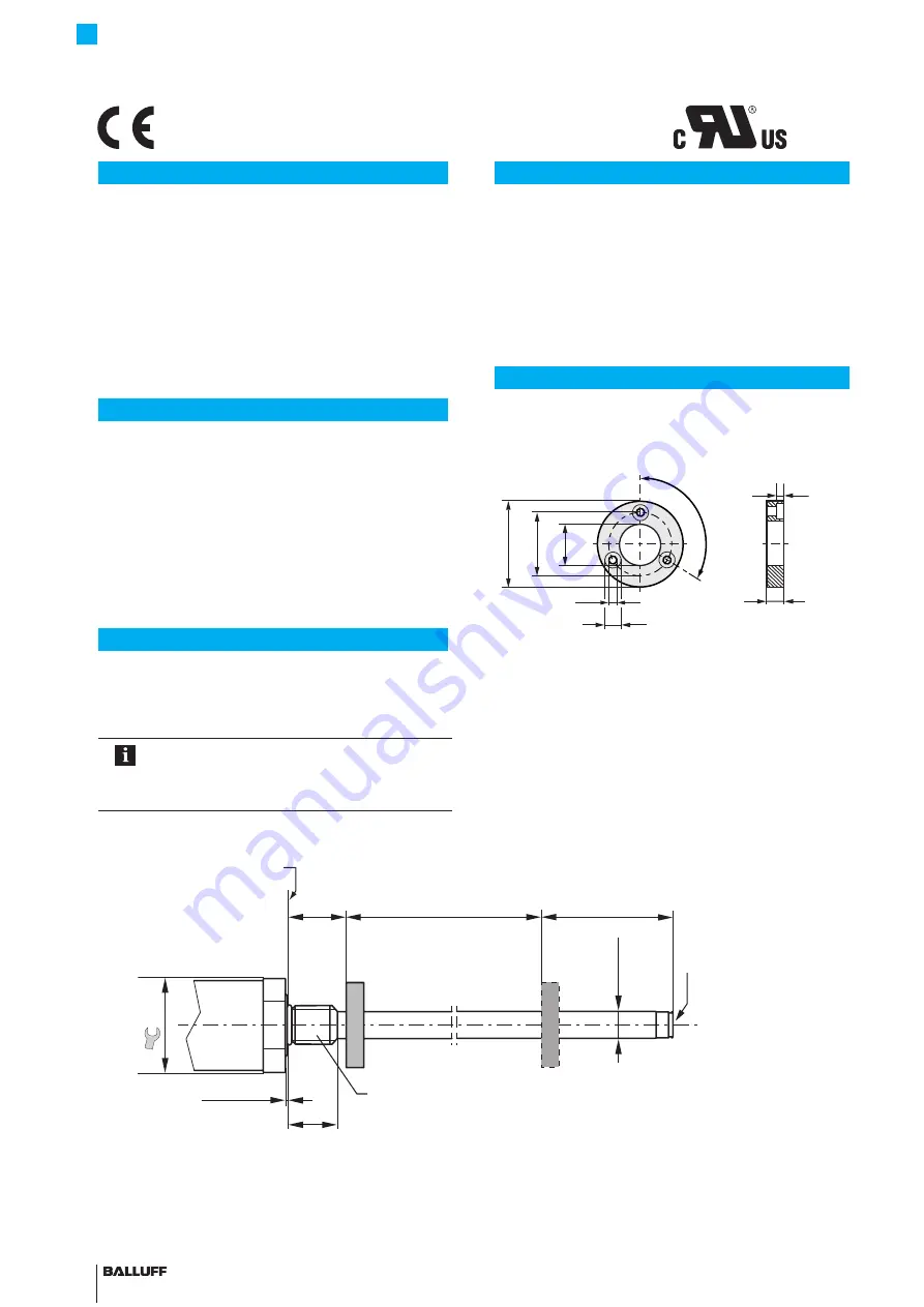 Balluff Micropulse BTL5 Series Condensed Manual Download Page 2