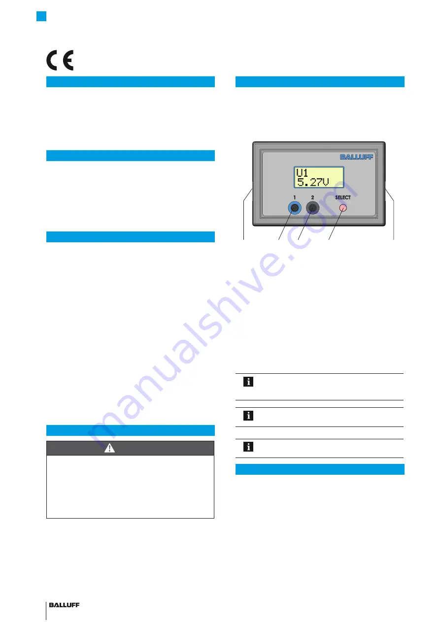 Balluff MICROPULSE BTL7-A-CB02 Series Manual Download Page 2