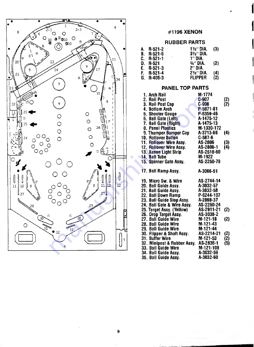 Bally Xenon Installation And Operation Instructions Manual Download Page 13