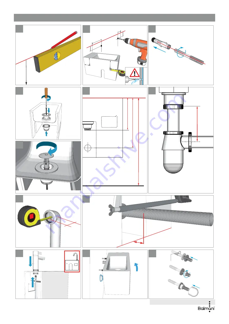 Balmani Deco Solitary Washbasin SS Скачать руководство пользователя страница 3