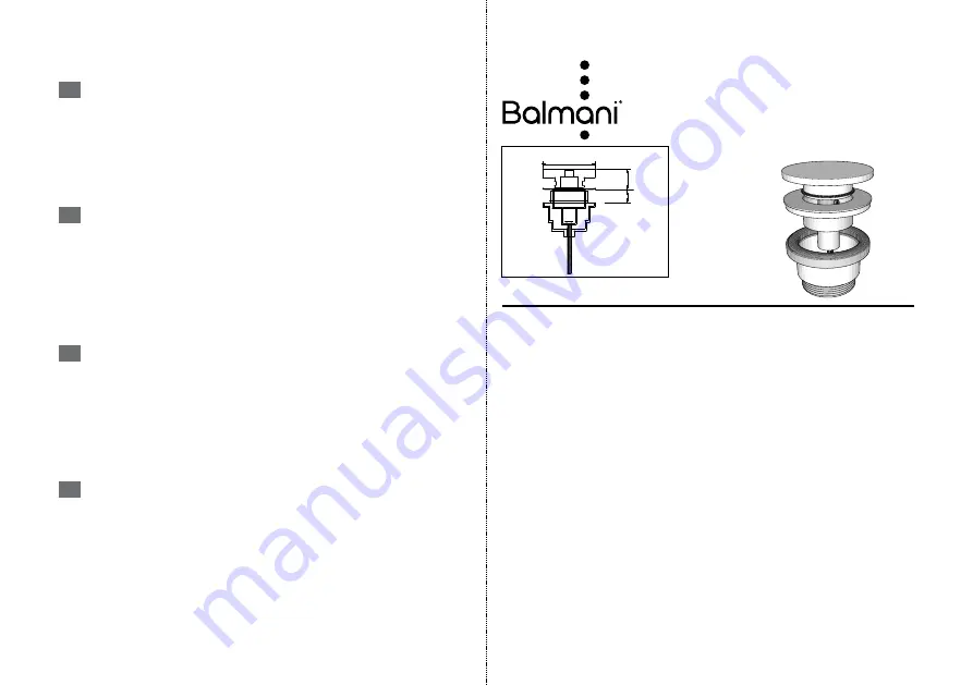 Balmani Solid Surface Click Flat Installation Manual Download Page 1