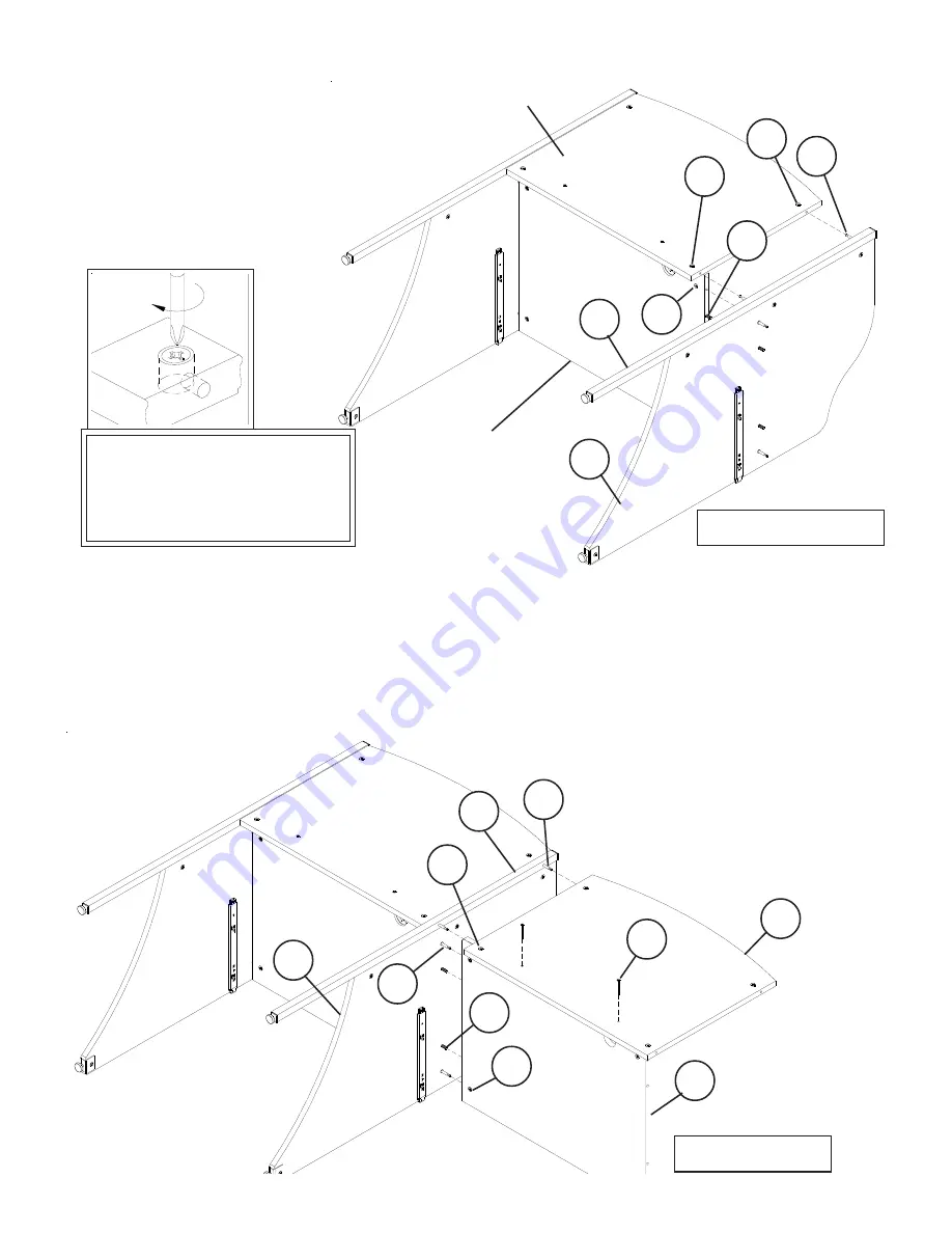 Balt Single Floor Carrel 89830 Assembly Instructions Manual Download Page 13