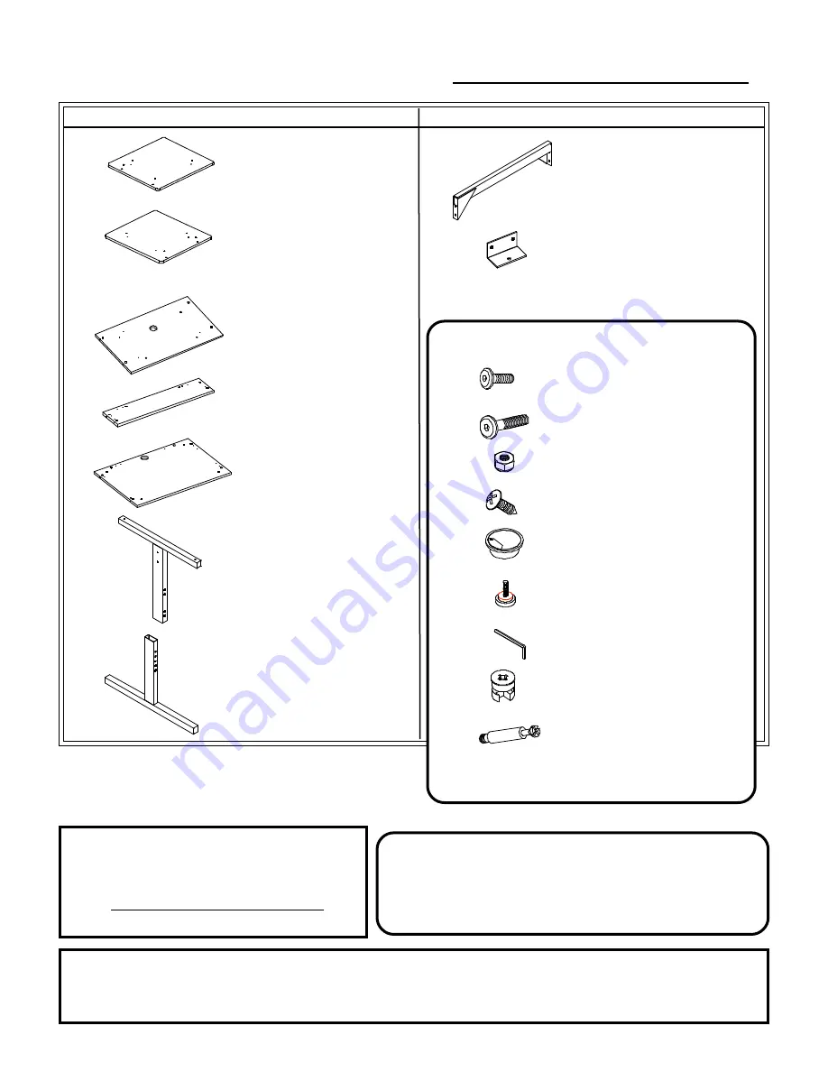 Balt Study Carrel 89788 Assembly Instructions Manual Download Page 2