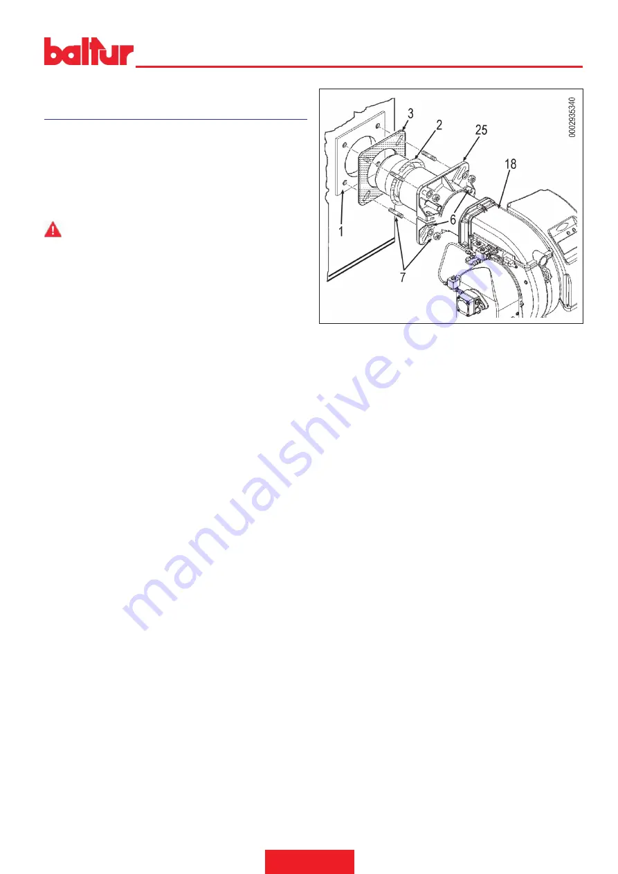 baltur 35560010 Instruction Manual For Installation, Use And Maintenance Download Page 15