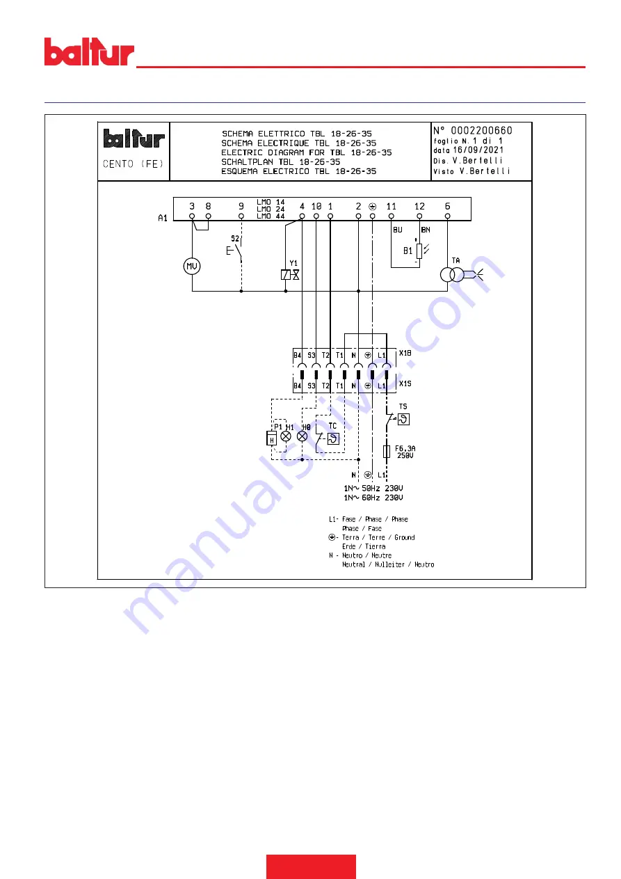 baltur 35560010 Скачать руководство пользователя страница 31