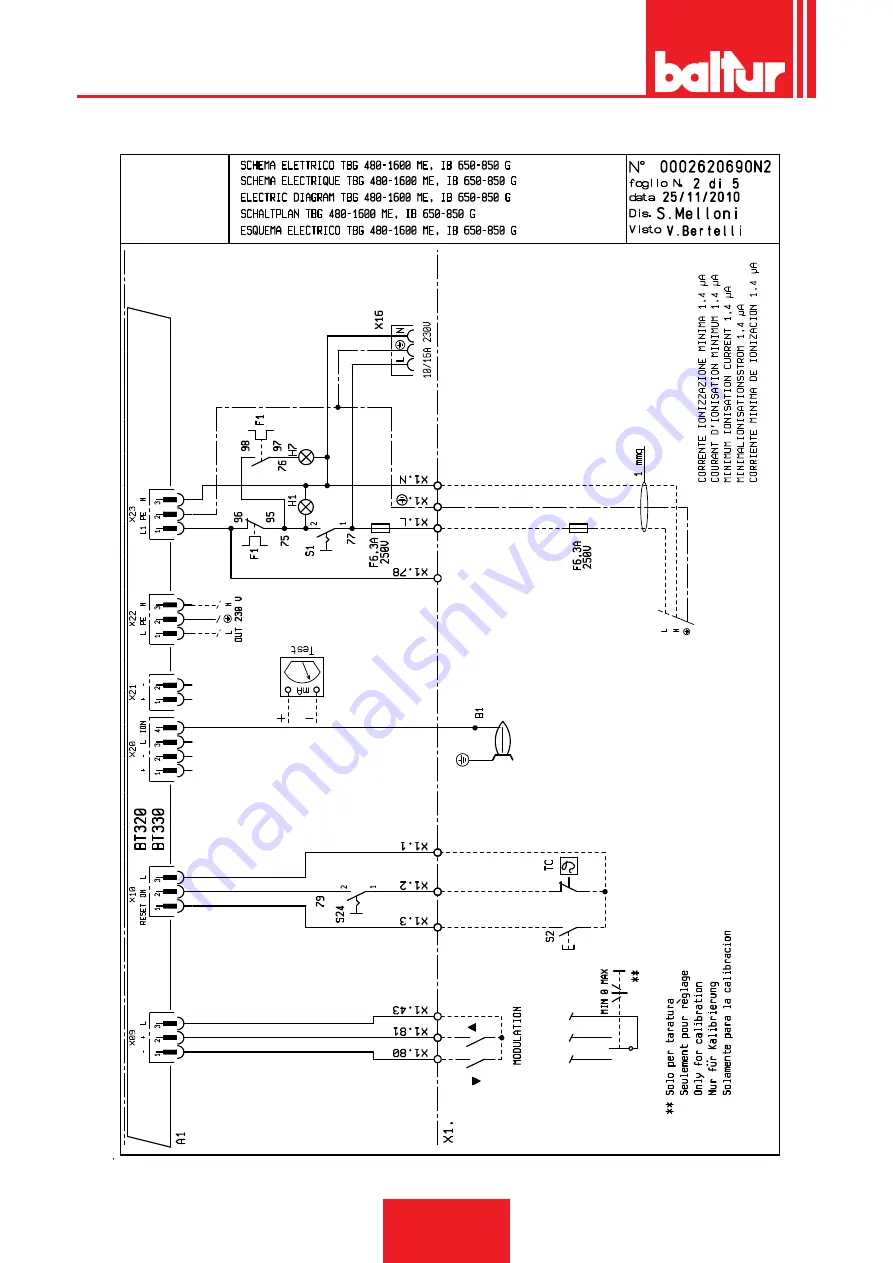 baltur 67260010 Скачать руководство пользователя страница 28