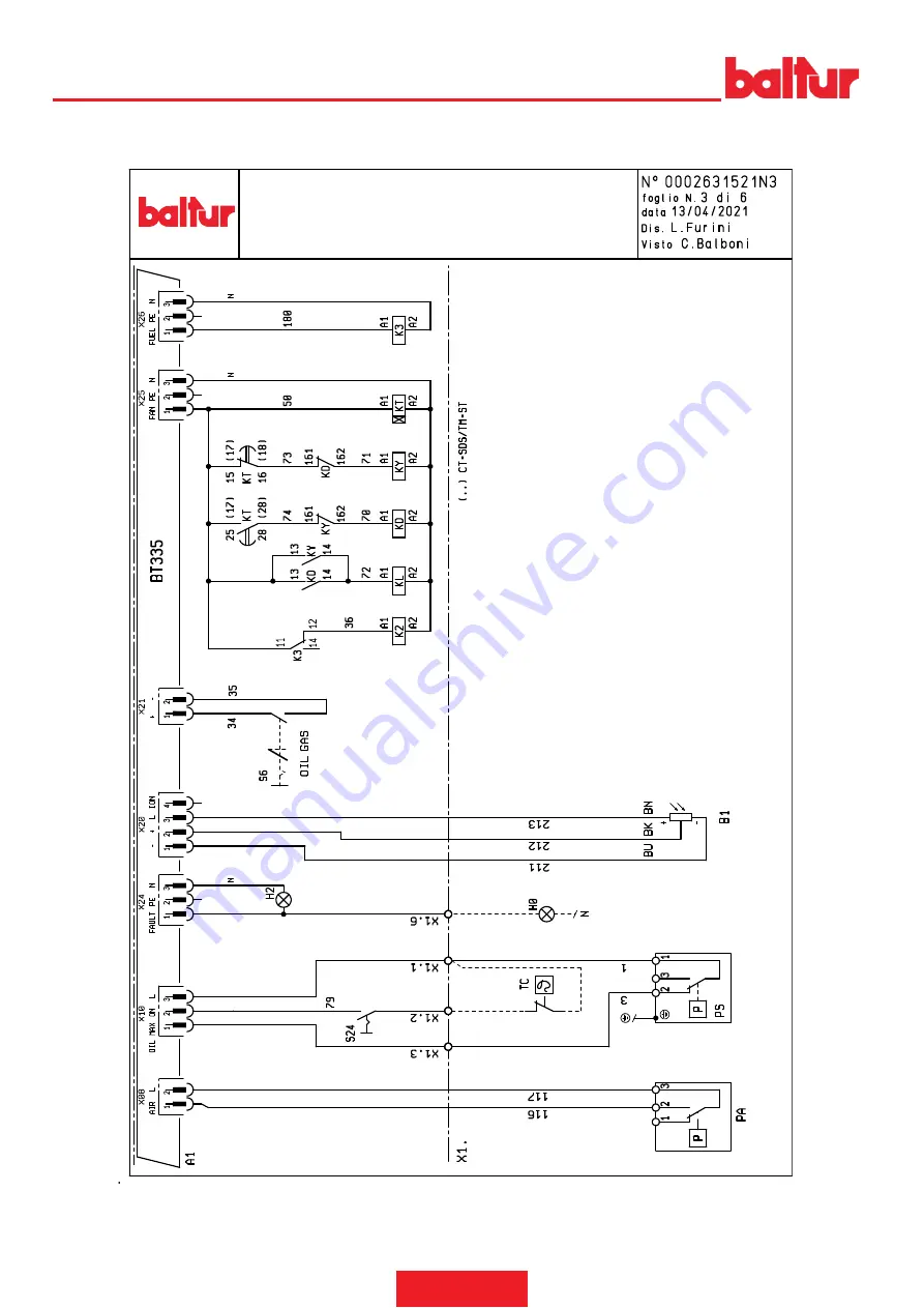 baltur 67340010 Скачать руководство пользователя страница 38