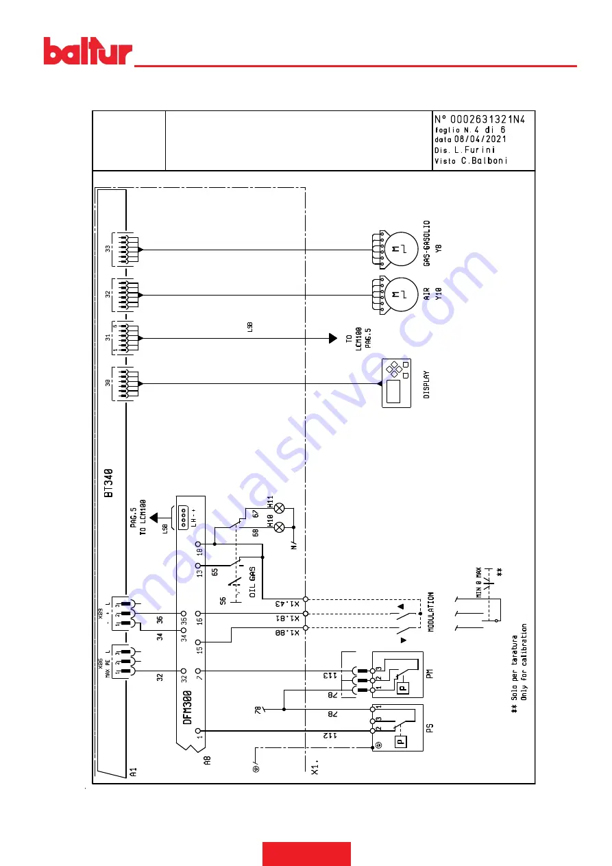 baltur 67340010 Скачать руководство пользователя страница 45