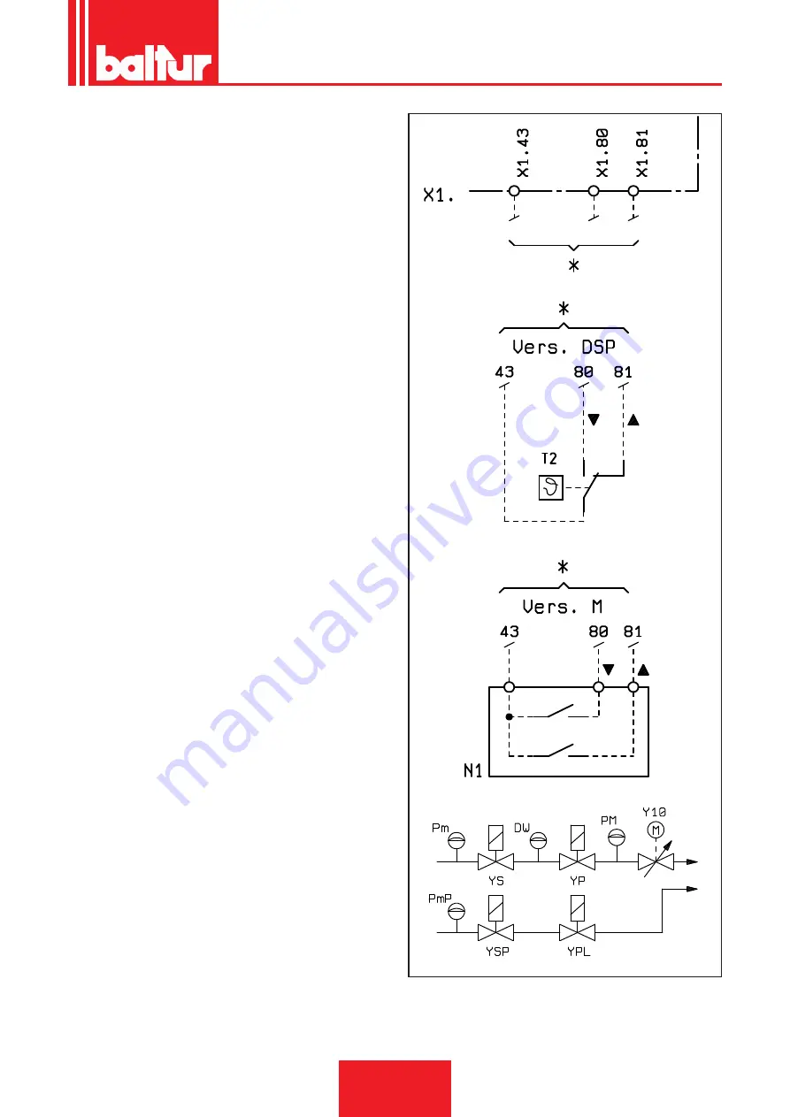 baltur 67510010 Installation, Use And Maintenance Instruction Manual Download Page 61