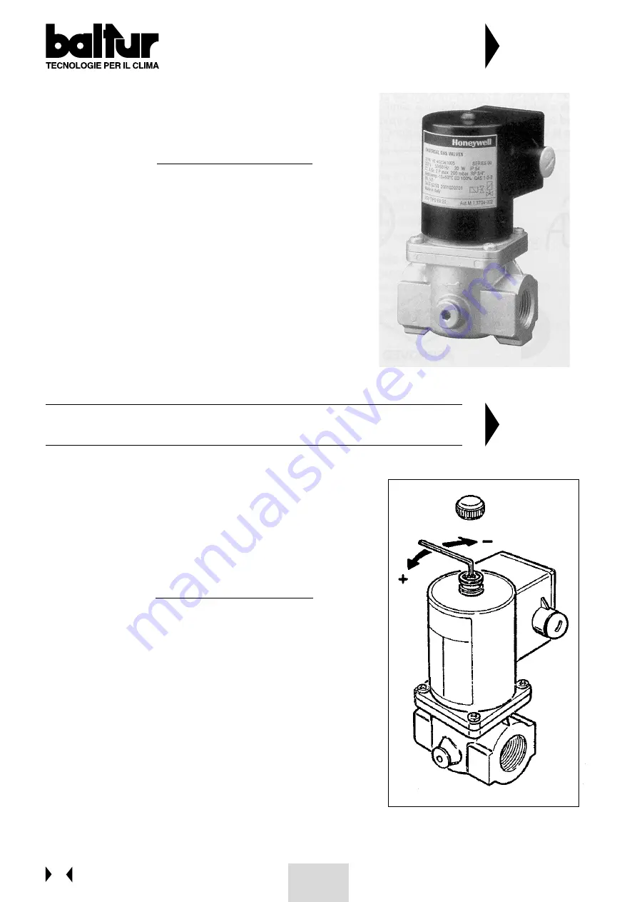 baltur BGN 60 P Instruction Manual Download Page 55