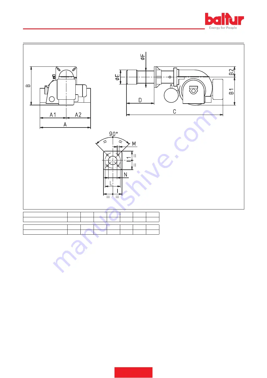 baltur BT 17N Instruction Manual For Installation, Use And Maintenance Download Page 42