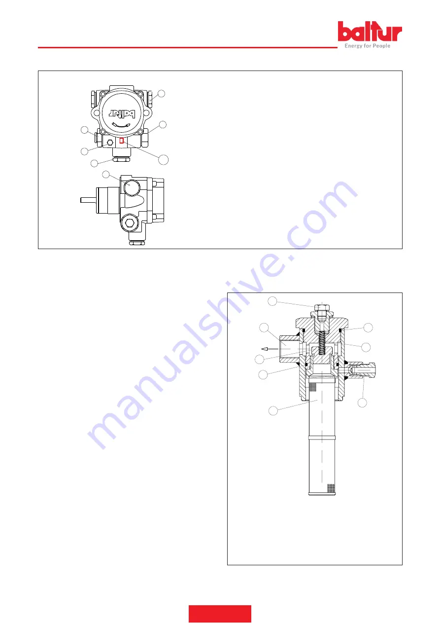 baltur BT 17N Instruction Manual For Installation, Use And Maintenance Download Page 56