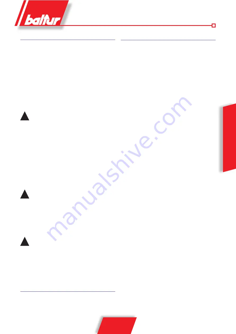 baltur BT 40 DSN 4T Instructions For Use Manual Download Page 21