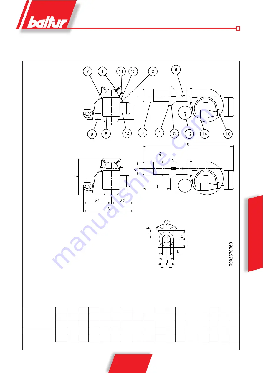 baltur BT 40 DSN 4T Instructions For Use Manual Download Page 49