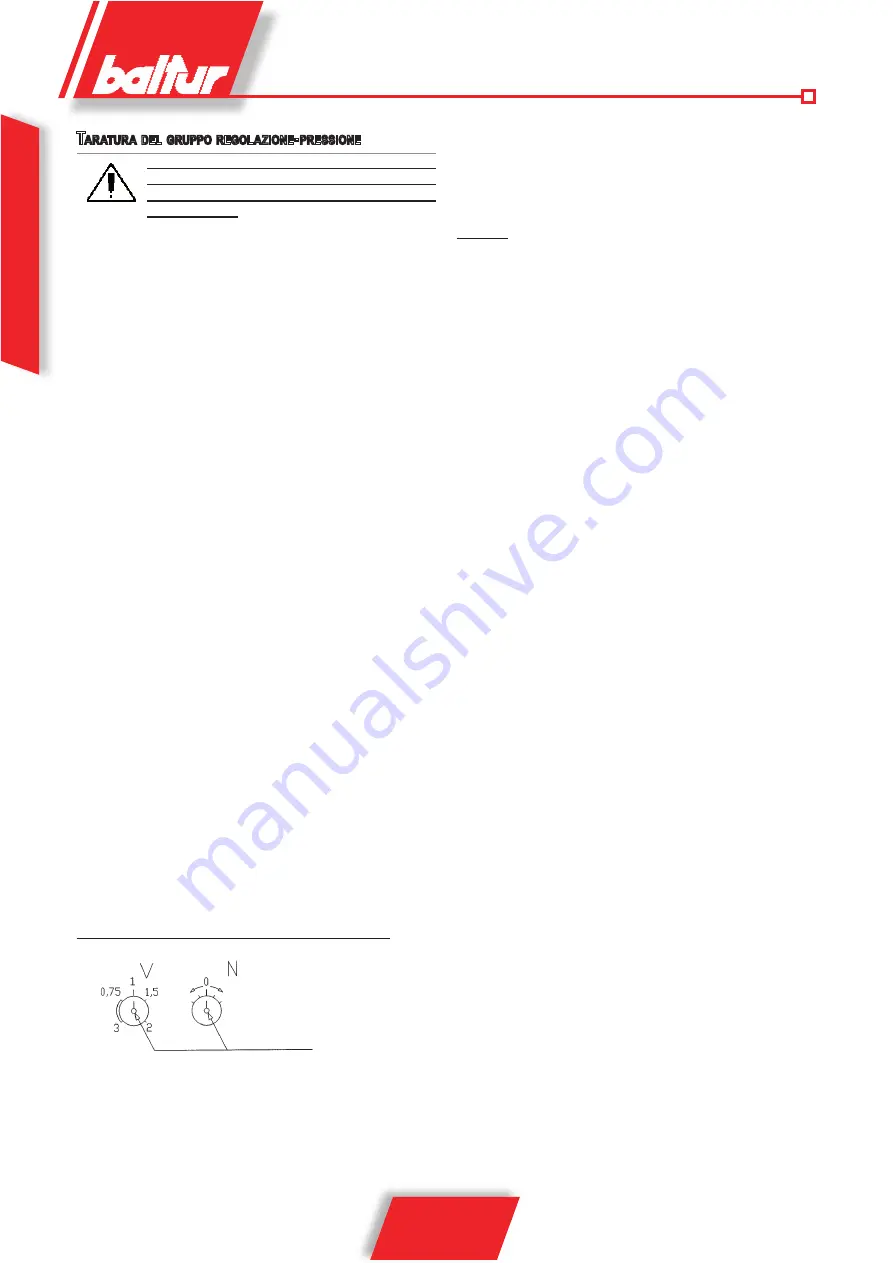 baltur BTG 20 LX Instructions For Use Manual Download Page 26