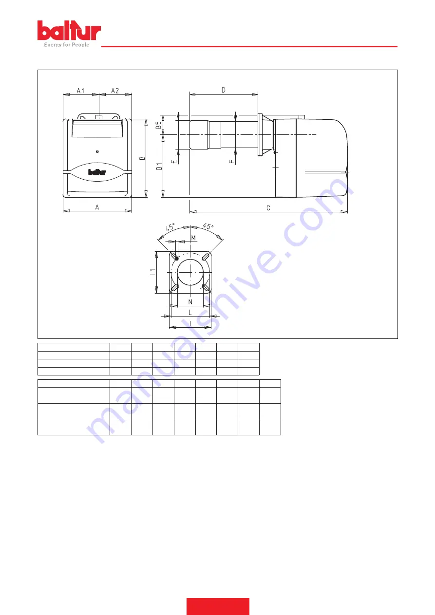 baltur btg 20 me Installation, Use And Maintenance Instruction Manual Download Page 41