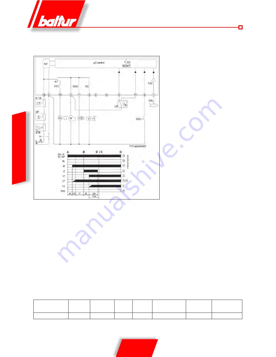 baltur BTG 3 Instruction Manual For Use Download Page 38