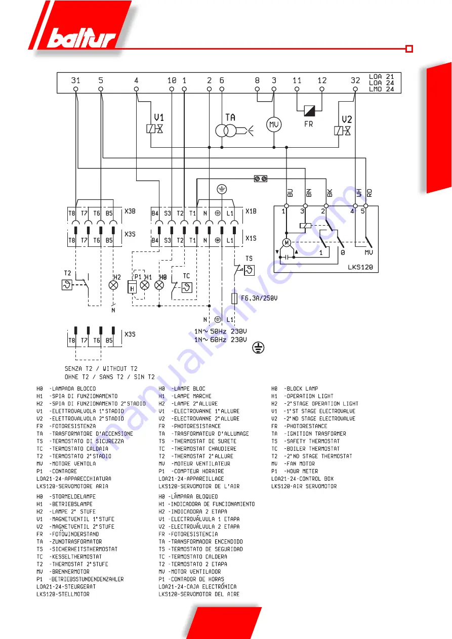 baltur RiNOx 60 L2 Скачать руководство пользователя страница 17