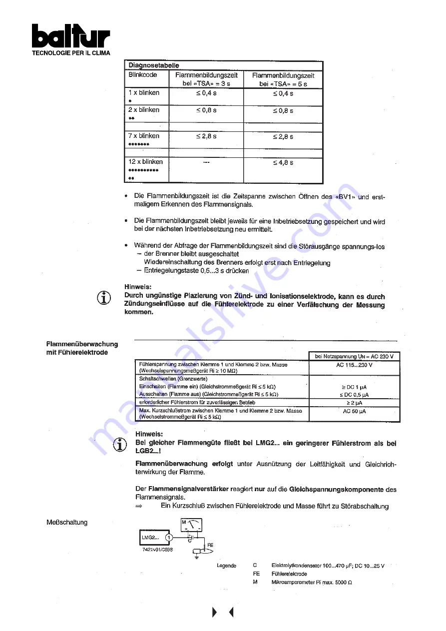 baltur SPARKGAS 3,6 Скачать руководство пользователя страница 69