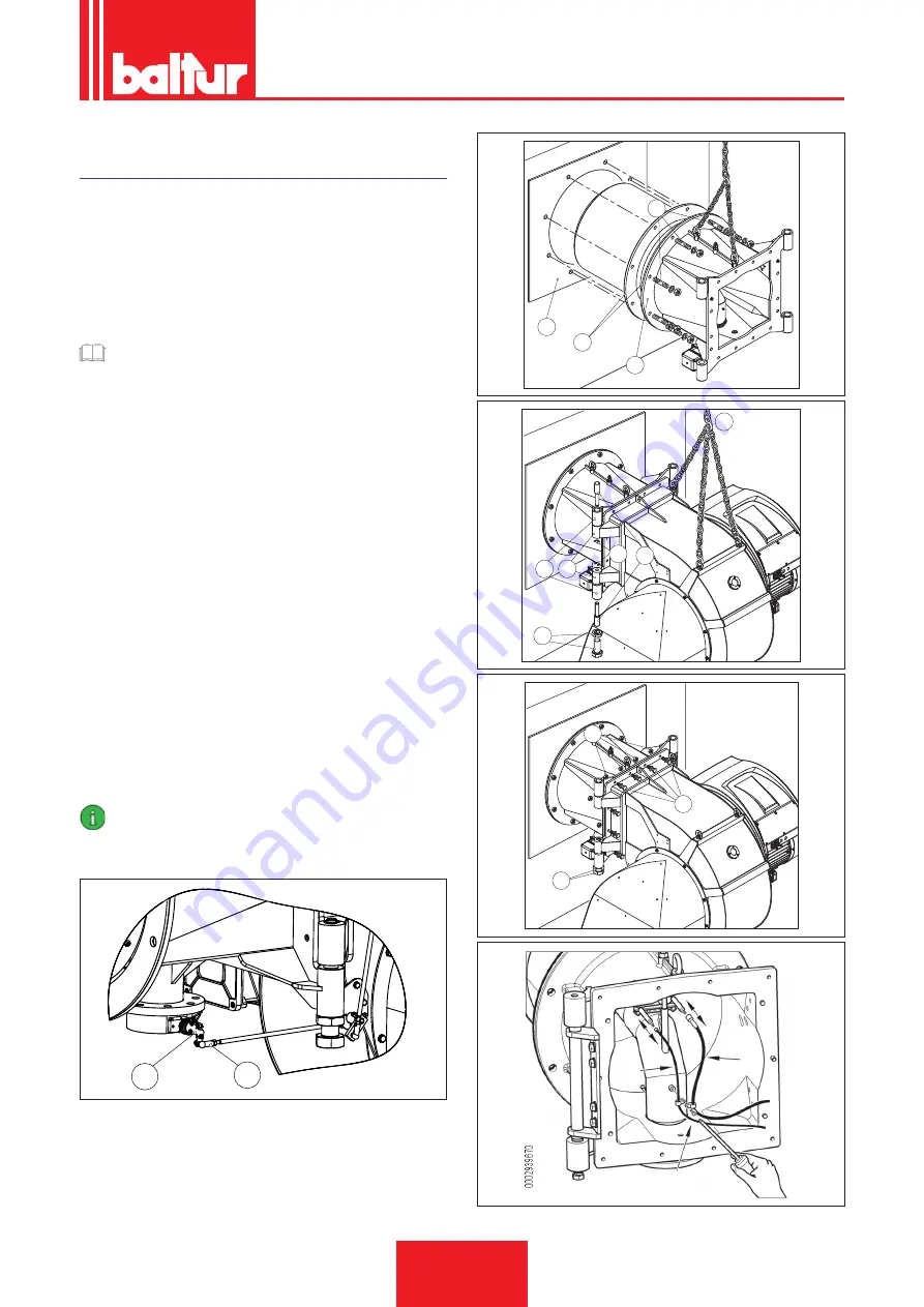 baltur TBG 2000 MC Installation, Use And Maintenance Instruction Manual Download Page 13