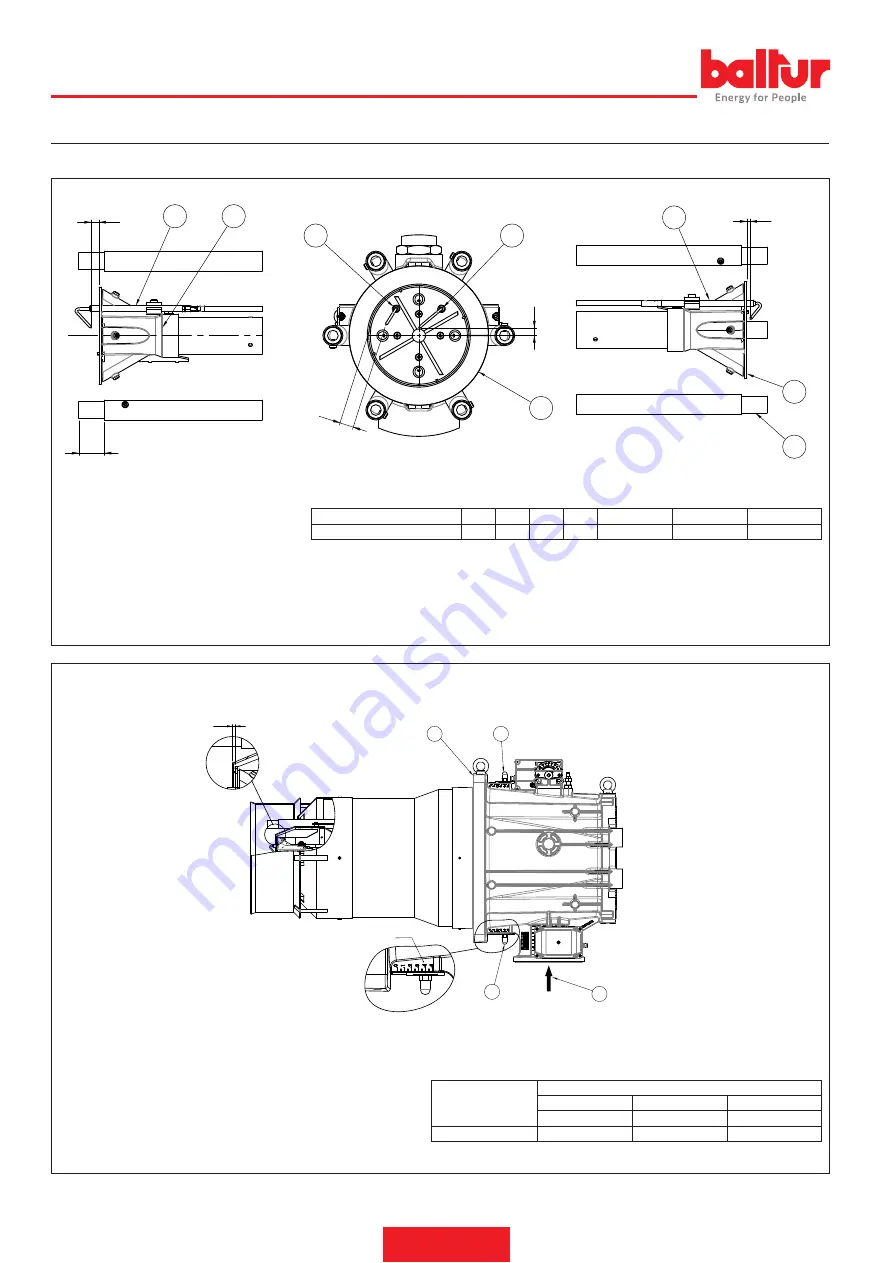 baltur TBG 320SLX ME Instruction Manual For Installation, Use And Maintenance Download Page 78