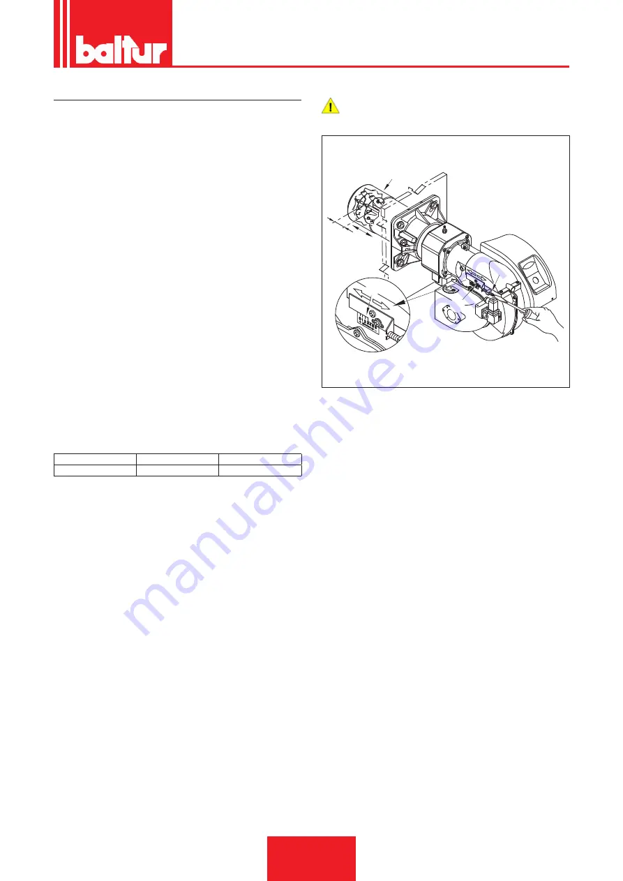 baltur TBG 35 ME Installation, Use And Maintenance Instruction Manual Download Page 23