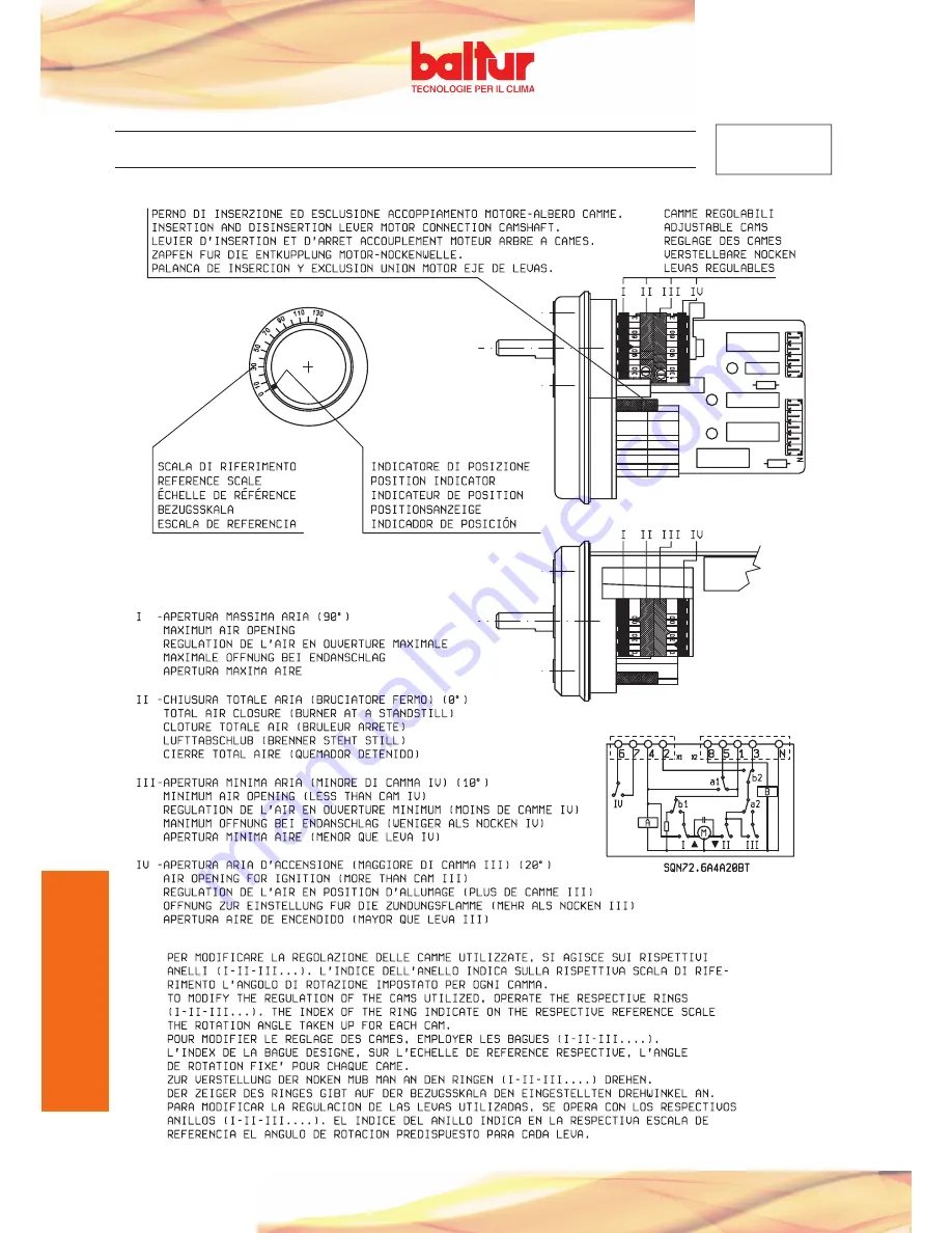 baltur TBG 80LX PN Instruction Download Page 72