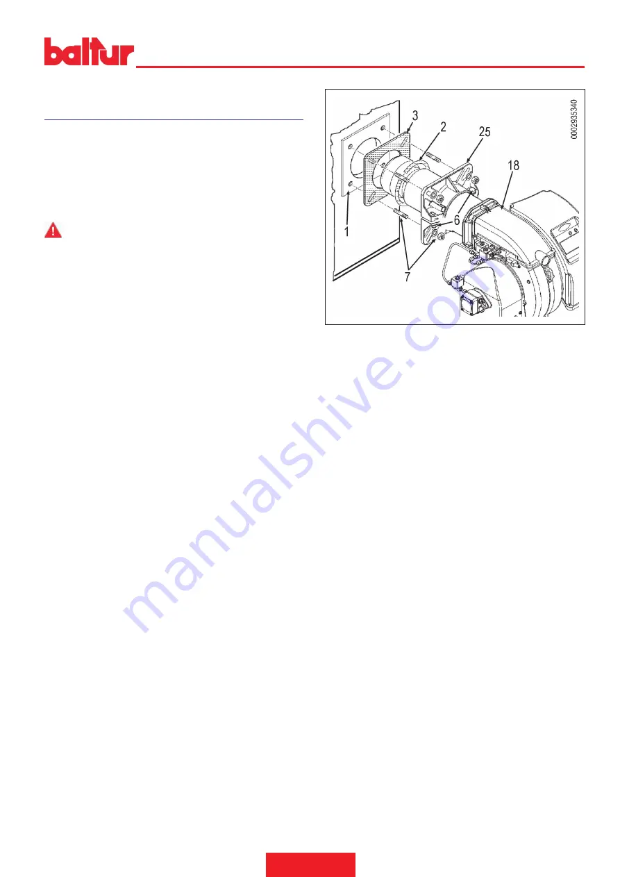 baltur TBL 18P Instruction Manual For Installation, Use And Maintenance Download Page 17