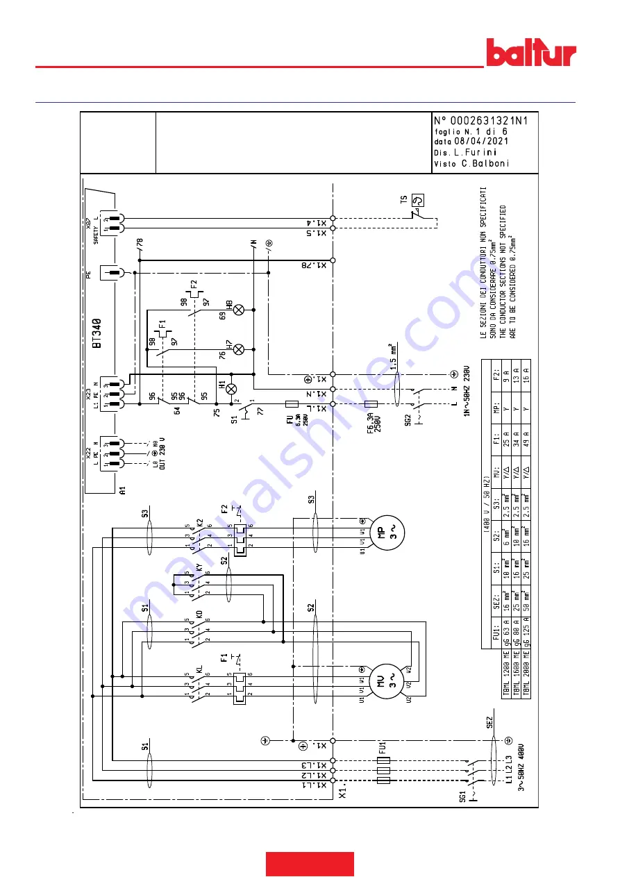 baltur TBML 1200 ME Скачать руководство пользователя страница 42