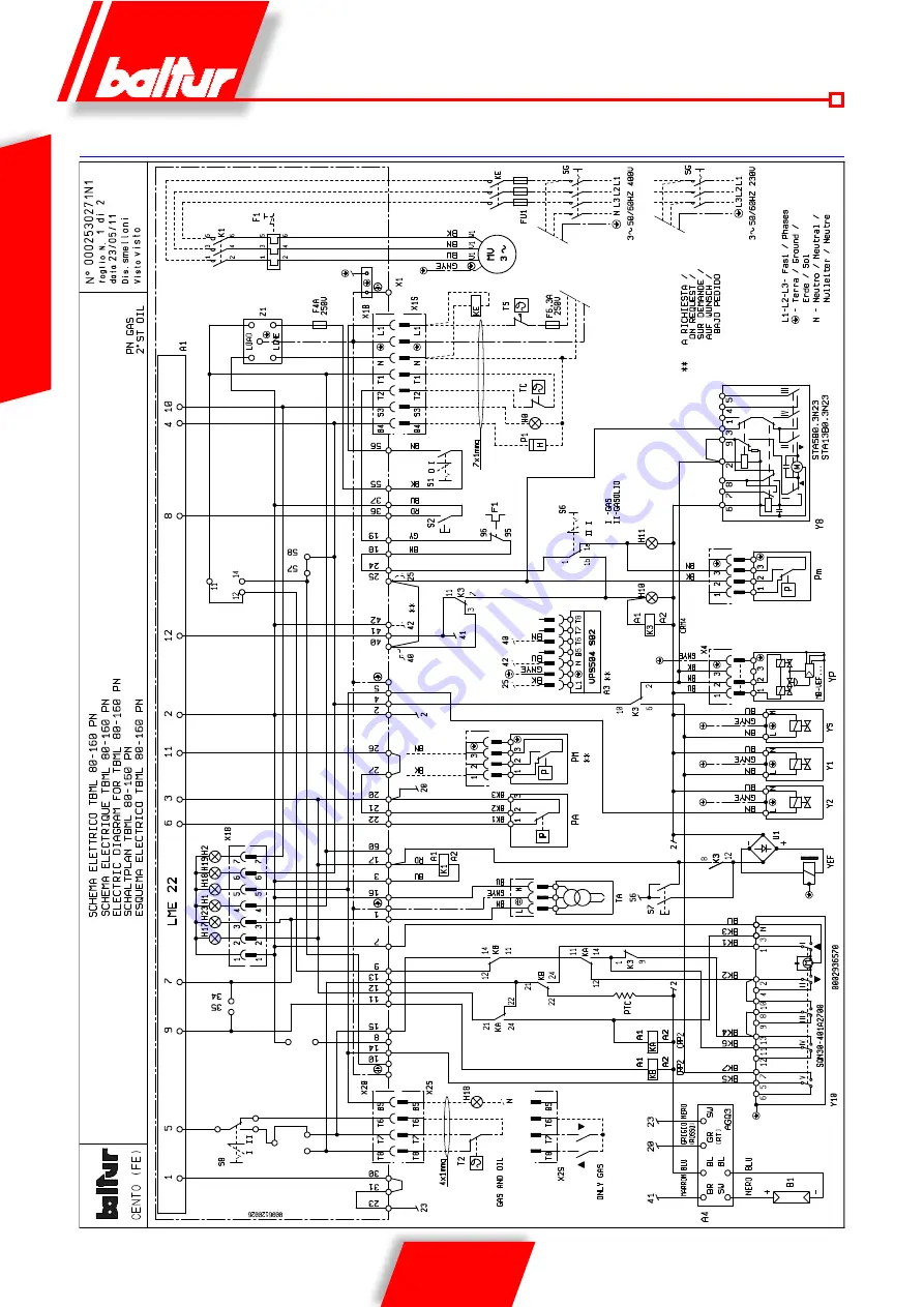 baltur TBML 80 PN Manual Instructions For Use Download Page 36