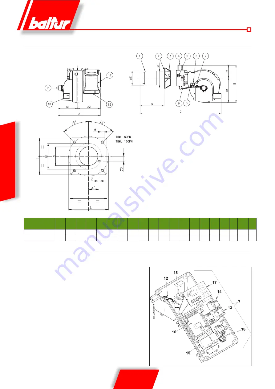 baltur TBML 80 PN Скачать руководство пользователя страница 44