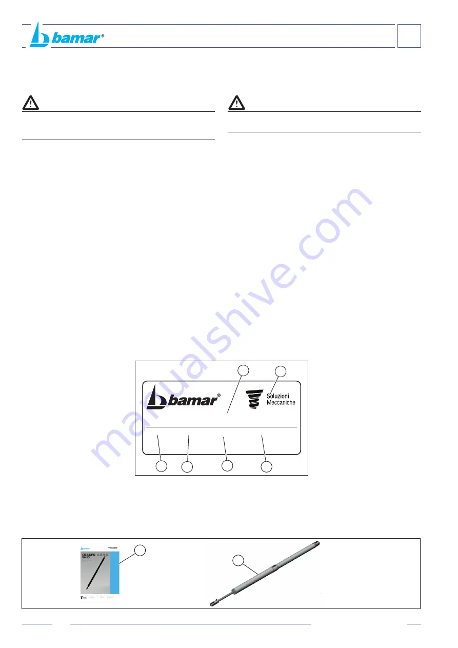 bamar VANG Series Instruction Manual Download Page 4