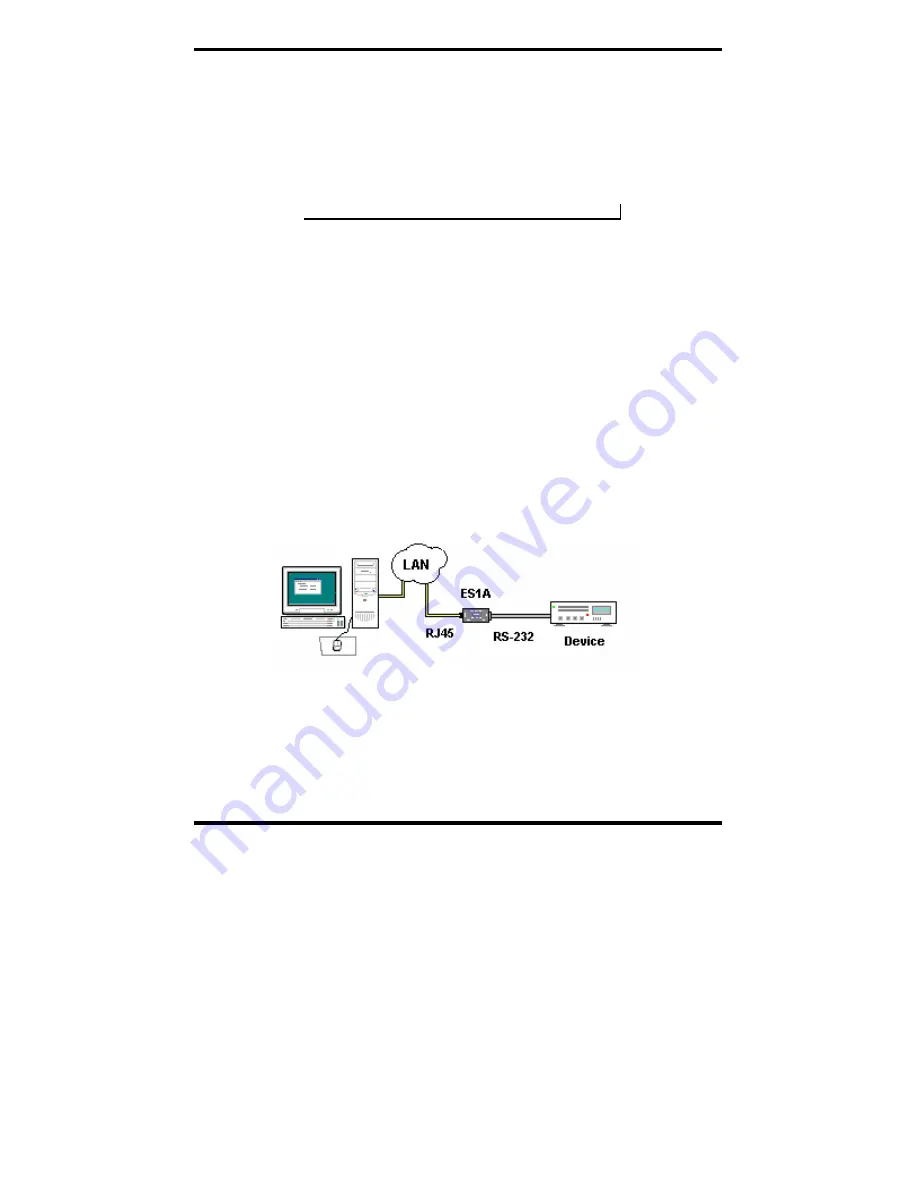 B&B Electronics RS-232 to Ethernet Converter ES1A Product Manual Download Page 18