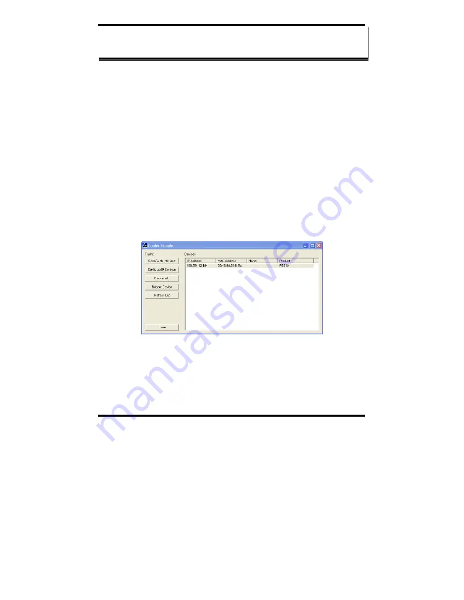 B&B Electronics RS-232 to Ethernet Converter ES1A Product Manual Download Page 22