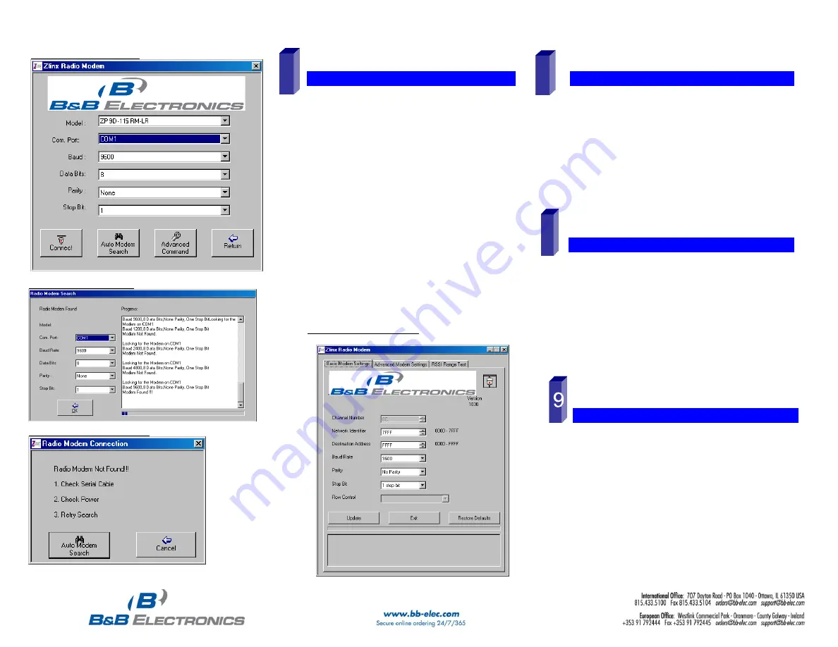 B&B Electronics Zlinx ZP24D-250RM-SR Quick Start Manual Download Page 2