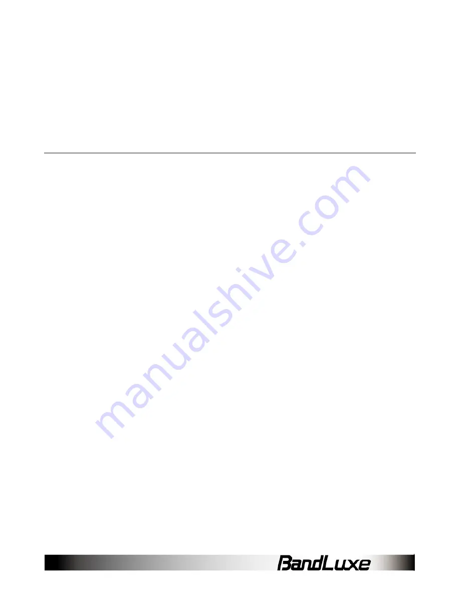 BandLuxe C33 Series User Manual Download Page 11