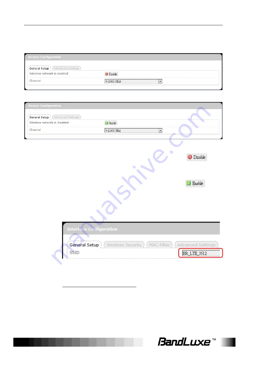 BandLuxe K535 Series Скачать руководство пользователя страница 44